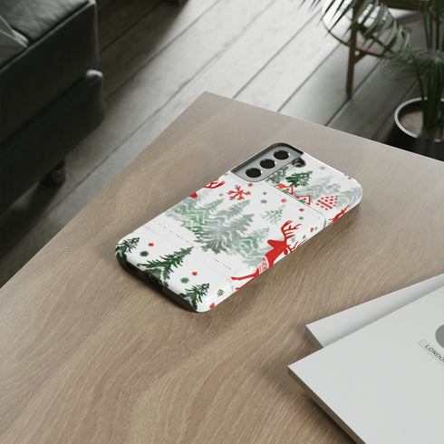 Nordic Christmas Print - Impact Resistant Phone Case